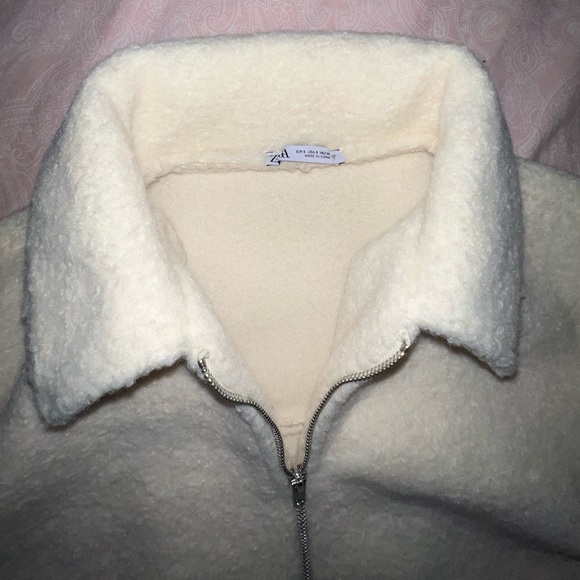 Zara white coat - Picture 1 of 4